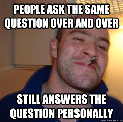 People ask the same question over and over Still answers the Question Personally  GGG plays SC