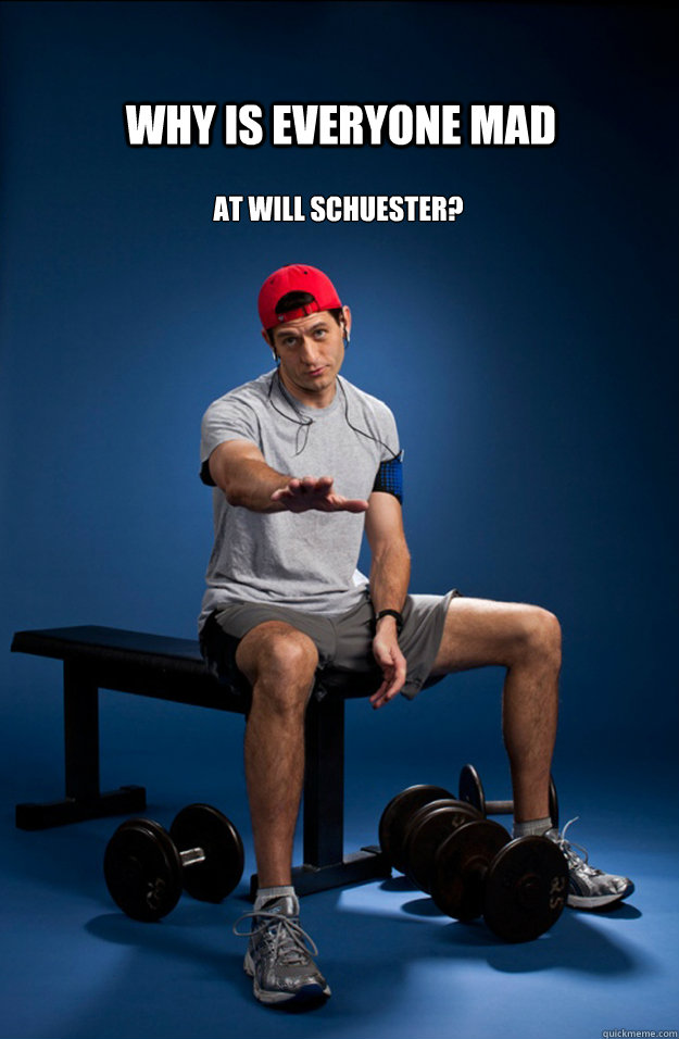 Why is everyone mad At Will schuester?  Paul Ryan