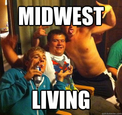 Midwest Living  White Trash Party