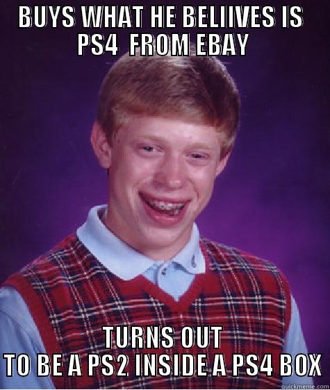 HAHA SDJLADSKJ - BUYS WHAT HE BELIIVES IS  PS4  FROM EBAY TURNS OUT TO BE A PS2 INSIDE A PS4 BOX Bad Luck Brian