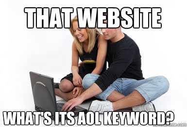 that website what's its aol keyword?  