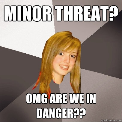Minor Threat? OMG are we in danger?? - Minor Threat? OMG are we in danger??  Musically Oblivious 8th Grader
