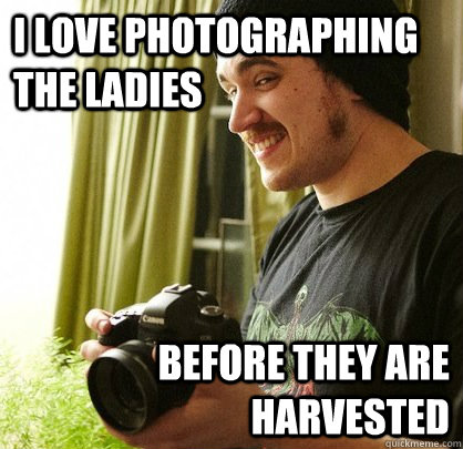 I love photographing the ladies Before they are harvested  