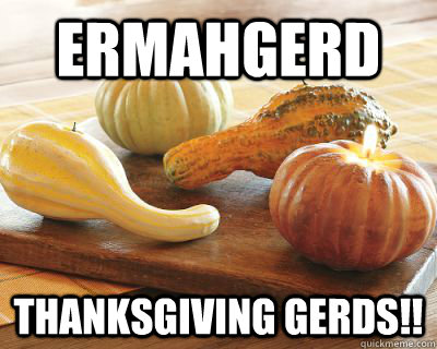 ERMAHGERD Thanksgiving gerds!! - ERMAHGERD Thanksgiving gerds!!  Misc