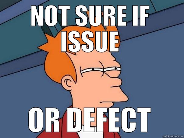 NOT SURE IF ISSUE OR DEFECT Futurama Fry