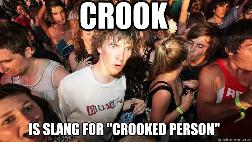 crook is slang for 