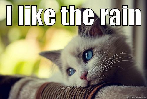  I LIKE THE RAIN   First World Problems Cat