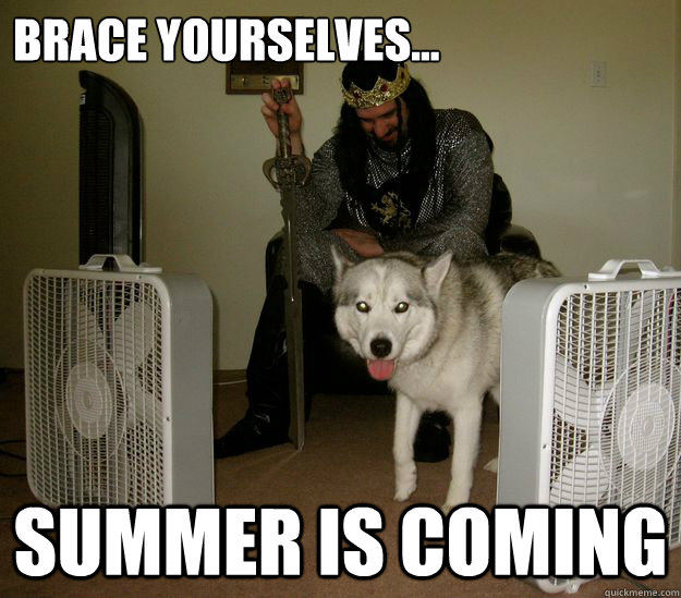 Brace Yourselves... Summer is coming  Summer is Coming