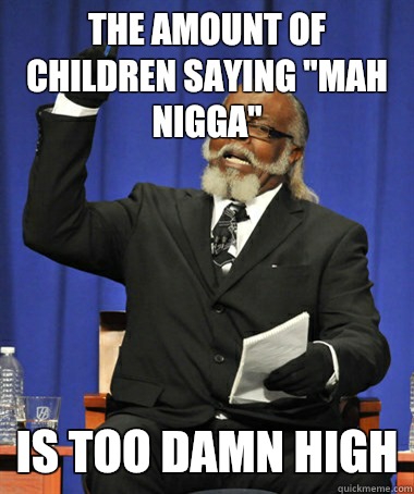 The amount of children saying 