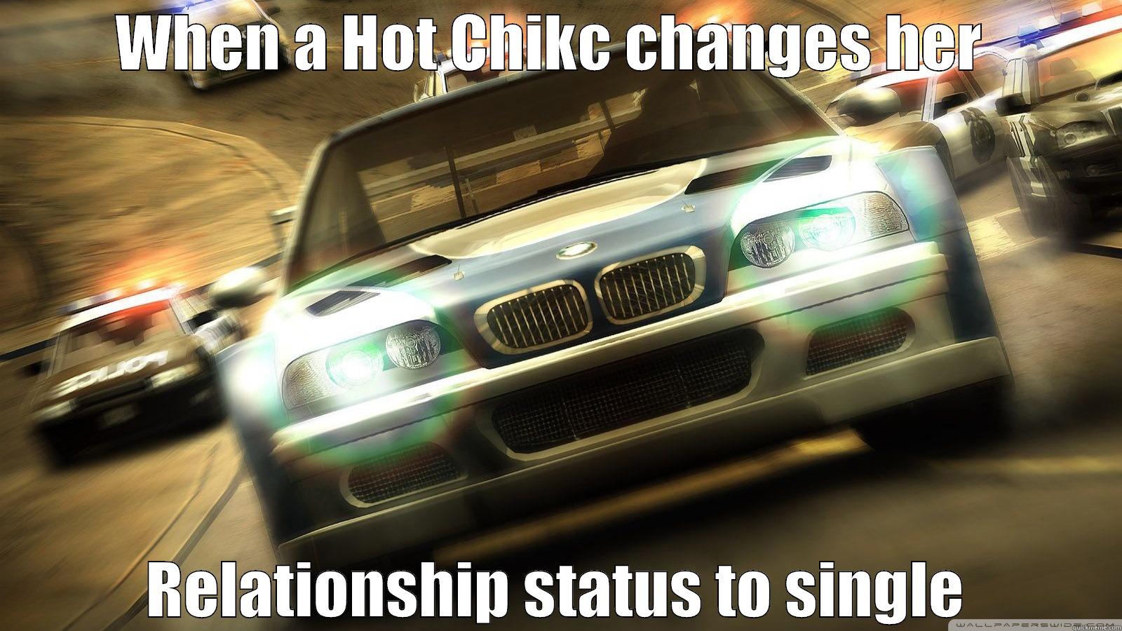 WHEN A HOT CHIKC CHANGES HER  RELATIONSHIP STATUS TO SINGLE Misc