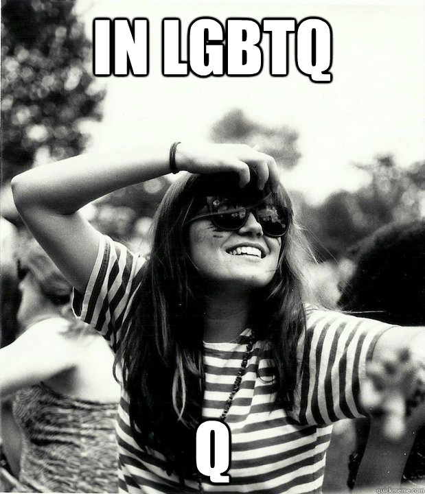 In lgbtq q  Georgetown Hipster