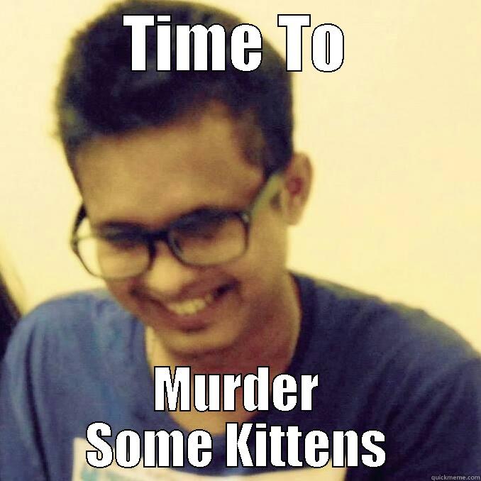 TIME TO MURDER SOME KITTENS Misc
