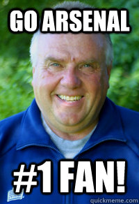 go arsenal #1 fan!  Happy Birthday Mike