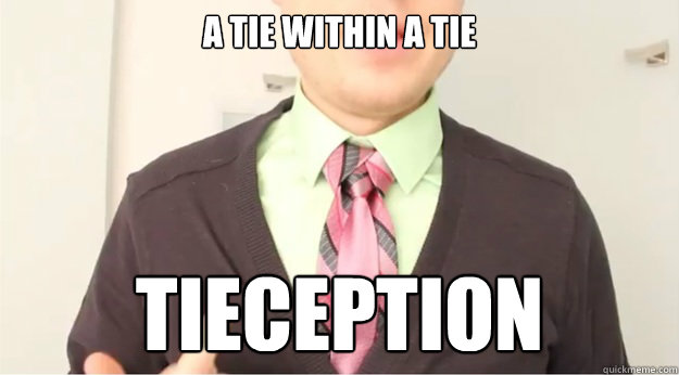 A tie within a tie tieception  