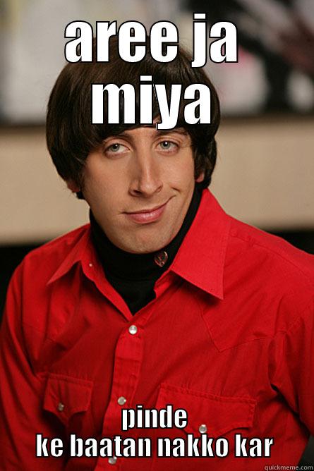 dirty smirk - AREE JA MIYA PINDE KE BAATAN NAKKO KAR Pickup Line Scientist