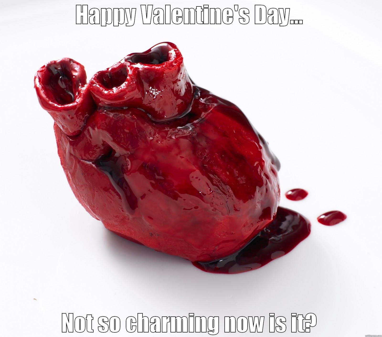 HAPPY VALENTINE'S DAY... NOT SO CHARMING NOW IS IT? Misc