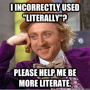 I incorrectly used 