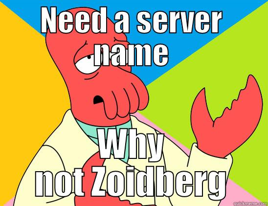 NEED A SERVER NAME WHY NOT ZOIDBERG Futurama Zoidberg 