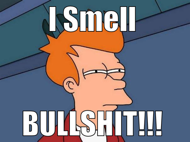 I SMELL BULLSHIT!!! Futurama Fry