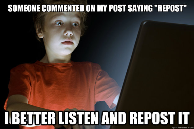 someone commented on my post saying 