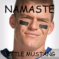 NAMASTE LITTLE MUSTANG  Thad Castle