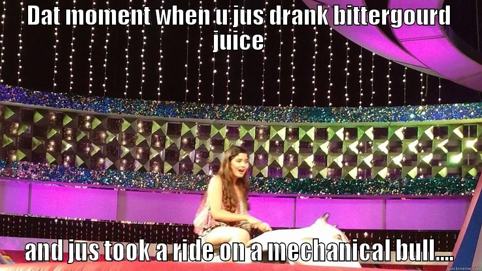 DAT MOMENT WHEN U JUS DRANK BITTERGOURD JUICE AND JUS TOOK A RIDE ON A MECHANICAL BULL.... Misc