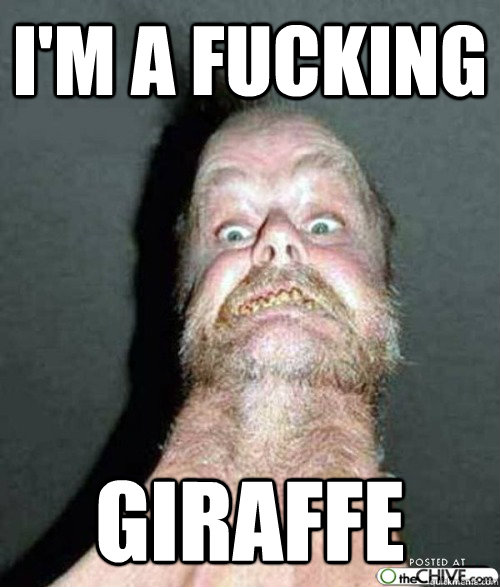 I'M A FUCKING Giraffe  Neck Guy
