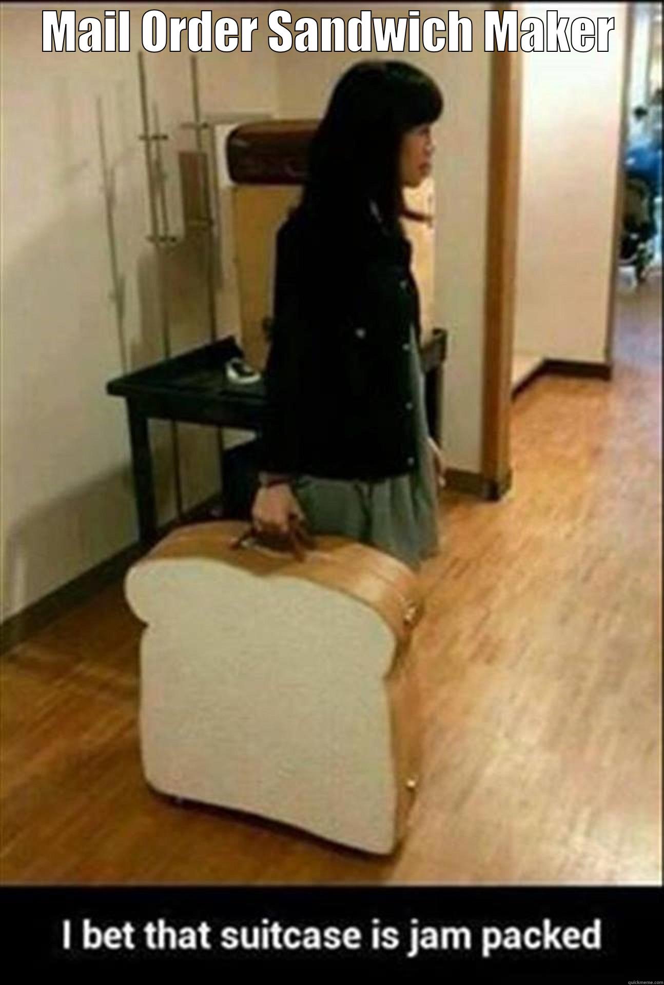 MAIL ORDER SANDWICH MAKER  Misc