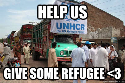 HELP US GIVE SOME REFUGEE <3  refugee 3