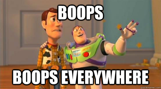 Boops Boops Everywhere  Buzz Glitter