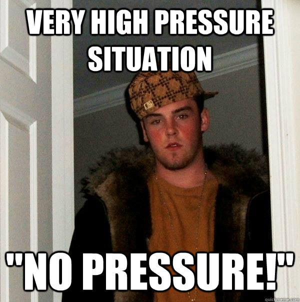 Very High pressure situation 
