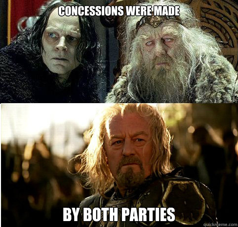 Concessions were made By both parties - Concessions were made By both parties  Bad Relationship Theoden