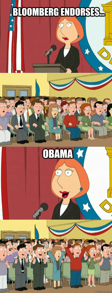 Bloomberg Endorses... Obama  
