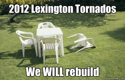 2012 Lexington Tornados We WILL rebuild  Va earthquake