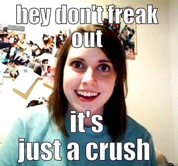 HEY DON'T FREAK OUT IT'S JUST A CRUSH  Overly Attached Girlfriend