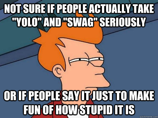 Not sure if people actually take 