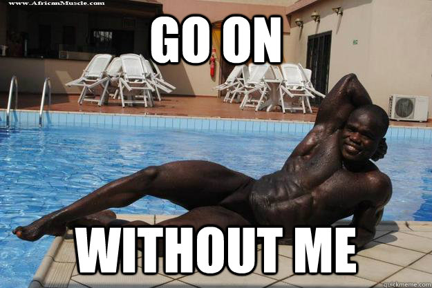 Go on Without me - Go on Without me  Dramatic Black Man