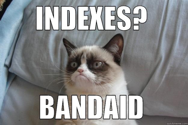 INDEXES? BANDAID Grumpy Cat
