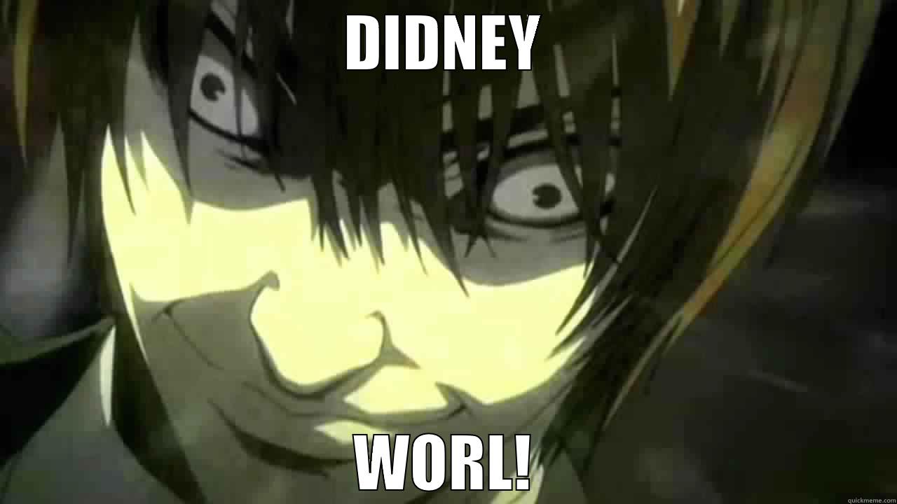 DIDNEY WORL! Misc