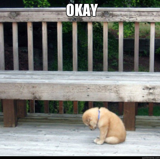 Okay  - Okay   Sad Puppy