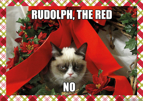 Rudolph, the red NO  merry christmas