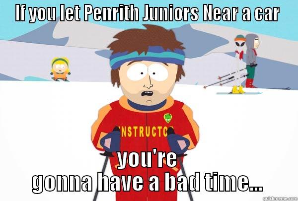 IF YOU LET PENRITH JUNIORS NEAR A CAR YOU'RE GONNA HAVE A BAD TIME... Super Cool Ski Instructor