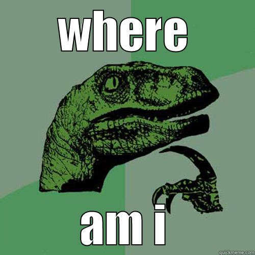 i'm lost - WHERE AM I Philosoraptor