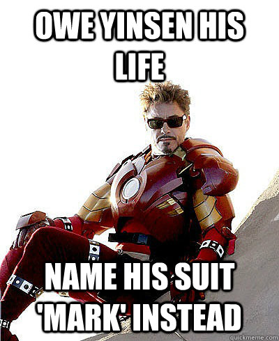 OWE YINSEN HIS LIFE NAME HIS SUIT 'MARK' INSTEAD  