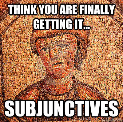 Think you are finally getting it... Subjunctives - Think you are finally getting it... Subjunctives  LATIN PROBLEMS