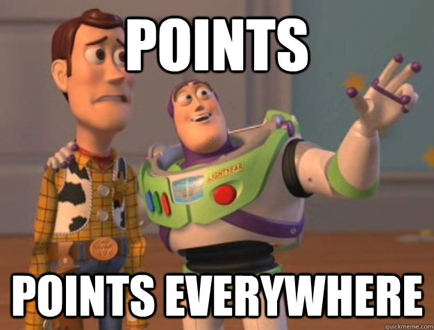 Points Points everywhere - Points Points everywhere  Buzz Lightyear