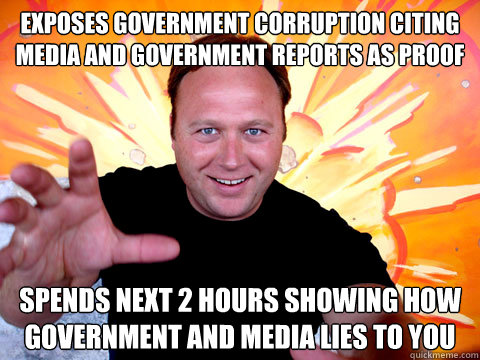Exposes government Corruption citing media and government reports as proof spends next 2 hours showing how  government and media lies to you - Exposes government Corruption citing media and government reports as proof spends next 2 hours showing how  government and media lies to you  Wtf alex