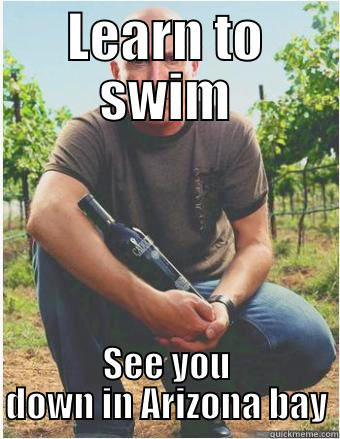 LEARN TO SWIM SEE YOU DOWN IN ARIZONA BAY Misc