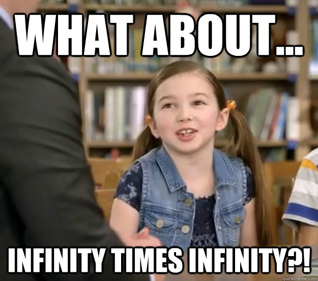 What about... Infinity times infinity?!  ATT Infinity