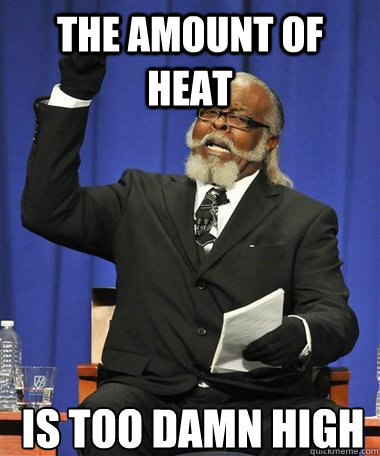 The amount of heat  Is too damn high  Rent Is Too Damn High Guy